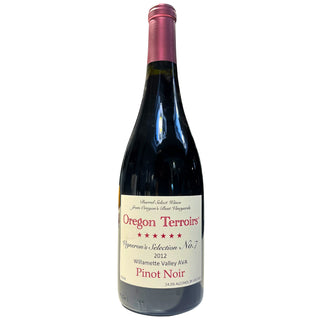 Pinot Noir Willamette Valley AVA Oregon Terroirs Vignerons urval nr 7 2012